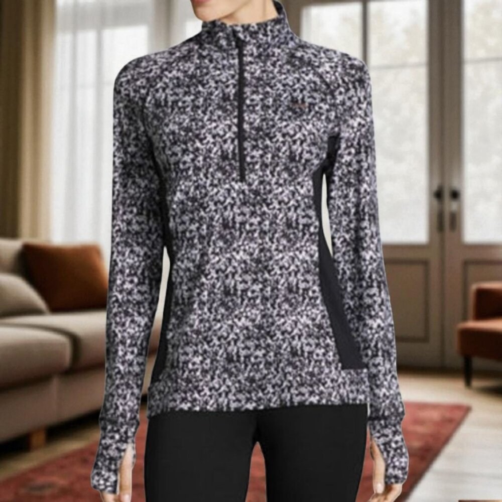 COPPER FIT (LG) Quarter Zip Pullover Active Wear Thumbholes